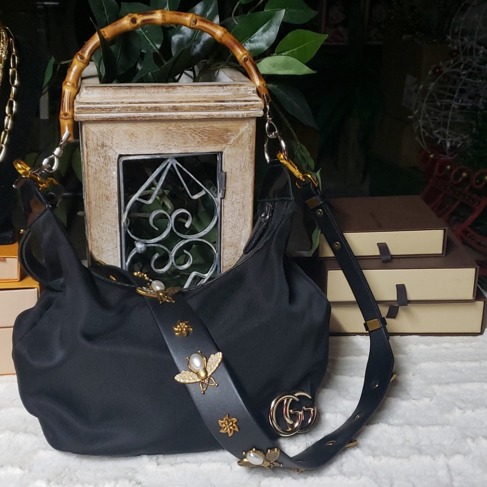Gucci bamboo handbag